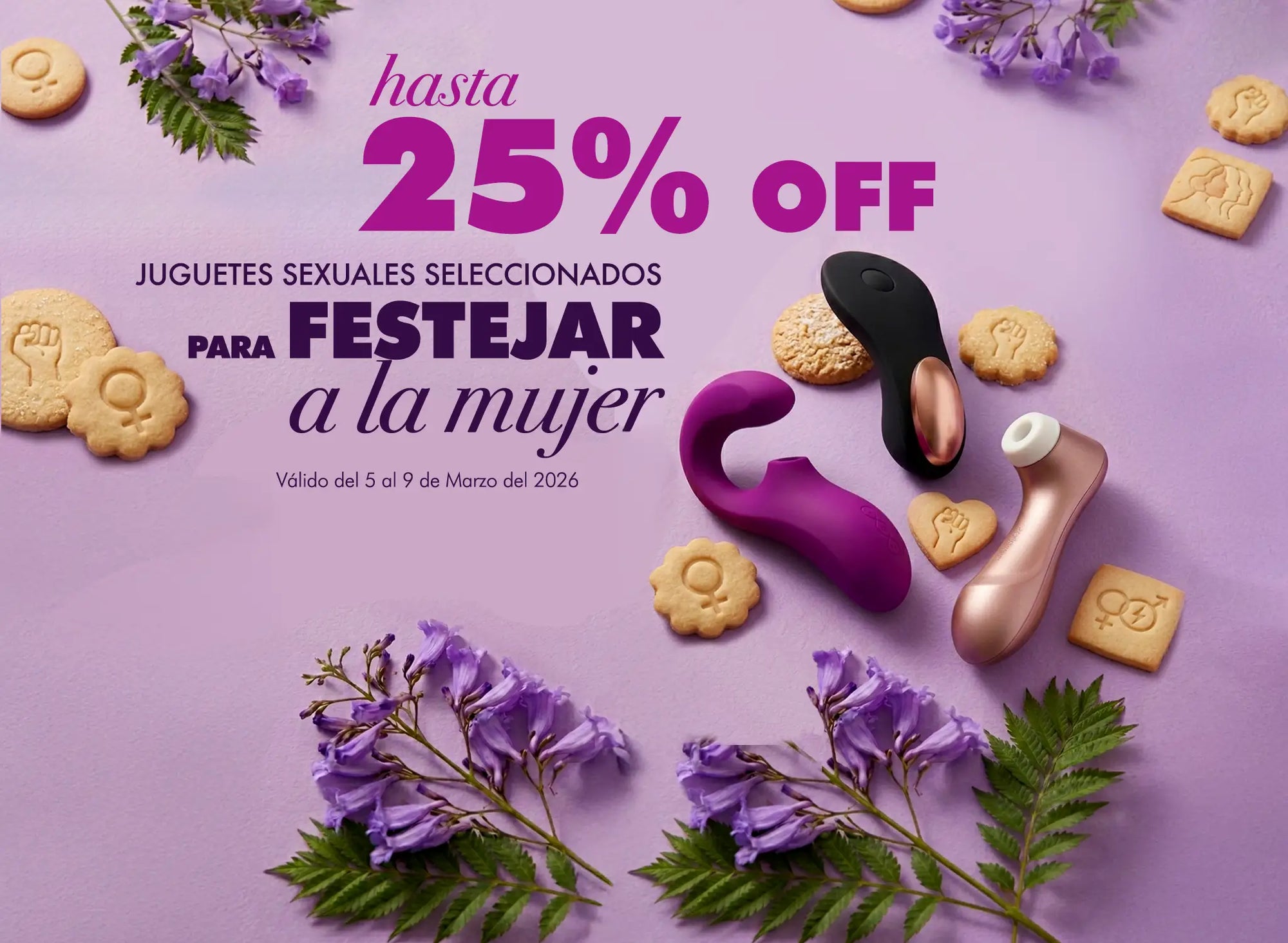 Sex Shop Dia de la Mujer Promo Mobile