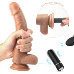 Dildo Arnés Cum and Play - 20 cm