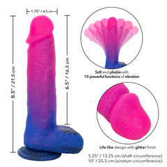 Dildo Naughty Bits Ombre Hombre XL 6.5" Calexotics Dildos Juguete Sexuales Sex Shop Tienda para Adultos