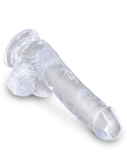 Dildo King Cock Clear 15 cm Cock with Balls