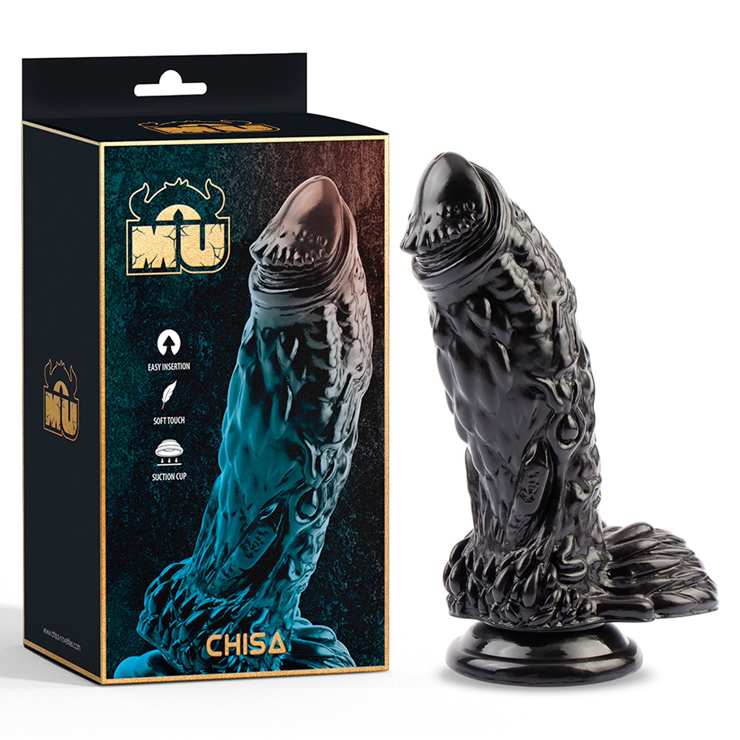 Dildo Monster Black Doombringer 6.8" Chisa Dildos Juguete Sexuales Sex Shop Tienda para Adultos