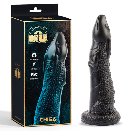 Dildo Monster Black Dragon 7.5" Chisa Dildos Juguete Sexuales Sex Shop Tienda para Adultos 1500