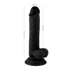 Dildo Mr Rude Realistic Dong w/balls - 20 cm