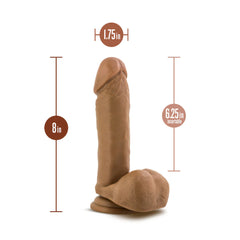 Dildo Dr Skin Dr William - 20 cm - Tan - Cake Sex Shop 2