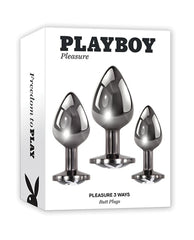 Set Plug Playboy Pleasure 3 Ways