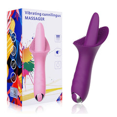 Estimulador sexual Purple Crazy Tongue Cake Sex Shop Juguetes Sexuales para Adultos