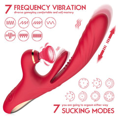 Vibrador sexual Red Exciter Vibrator Cake Sex Shop Juguetes Sexuales para Adultos