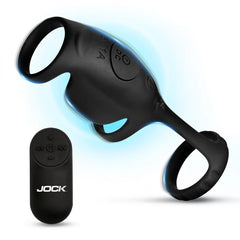 Funda Jock Blitz Vibrating Penis Sleeve C-Ring w/ Remote