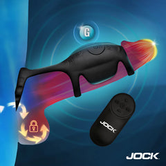 Funda Jock Blitz Vibrating Penis Sleeve C-Ring w/ Remote