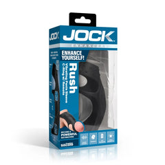 Funda Jock Rush Vibrating Penis Sleeve C-Ring w/ Remote