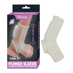 Funda Vibrating Power Sleeve Sleek - White - Cake Sex Shop