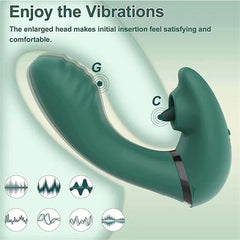Vibrador Green Tongue & Vibrator