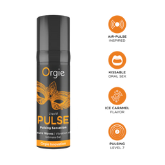 Intensificador Liquid Pulse Kissable Ice Caramel - 15 ml