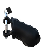 Jaula Extreme Silicone Cock Blocker Black - Fantasy C-Ringz
