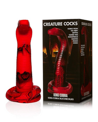 Dildo King Cobra King Cobra 7.2" Creature Cocks Dildos Juguete Sexuales Sex Shop Tienda para Adultos