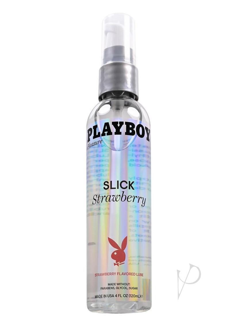 Lubricante sexual Playboy Slick Strawberry Lube 4 oz Cake Sex Shop Juguetes Sexuales para Adultos
