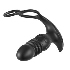 Masajeador App Telescopic Plug Cockring