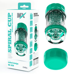 Masturbador Spiral Portable Vigor Cup - Green