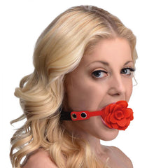 Mordaza Blossom Gag Silicone Rose Gag