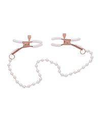 Pezonera Peaches ‘n CreaMe Pearl Nipple Clamps