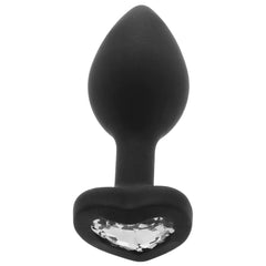 Plug Anal Anal Crystal Heart Silicone Cake Sex Shop Juguetes Sexuales para Adultos