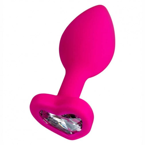 Plug Anal Anal Crystal Heart Silicone Cake Sex Shop Juguetes Sexuales para Adultos