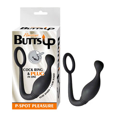 Plug Butts Up P-Spot Pleasure - Black - Cake Sex Shop