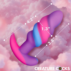 Plug Unicorn Swirl Silicone Butt Plug