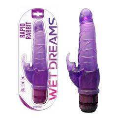 Vibrador Wet Dreams Rapid Rabbit Purple - Cake Sex Shop