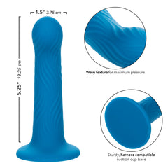 Dildo Wave Rider™ Ripple 5.25" Calexotics Dildos Juguete Sexuales Sex Shop Tienda para Adultos