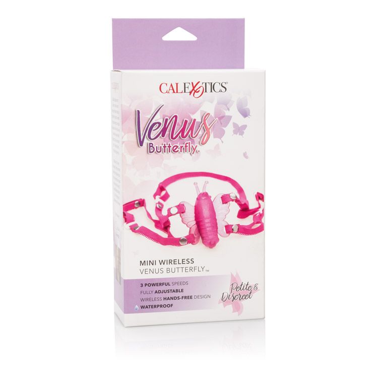 Estimulador Venus Butterfly Mini Wireless- Pnk Calexotics Vibradores Juguete Sexuales Sex Shop Tienda para Adultos