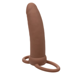 Dildo Performance Performance Maxx™ Thick Dual Penetrator Rechargeable 5"- Brown Calexotics Dildos Juguete Sexuales Sex Shop Tienda para Adultos