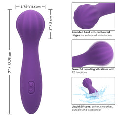 Masajeador Stella™ Liquid Silicone “O” Wand Calexotics Vibradores Juguete Sexuales Sex Shop Tienda para Adultos