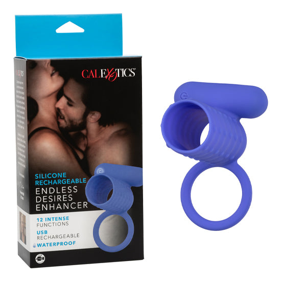 Anillo Silicone Rechargeable Endless Desire Enhancer - Cake Sex Shop
