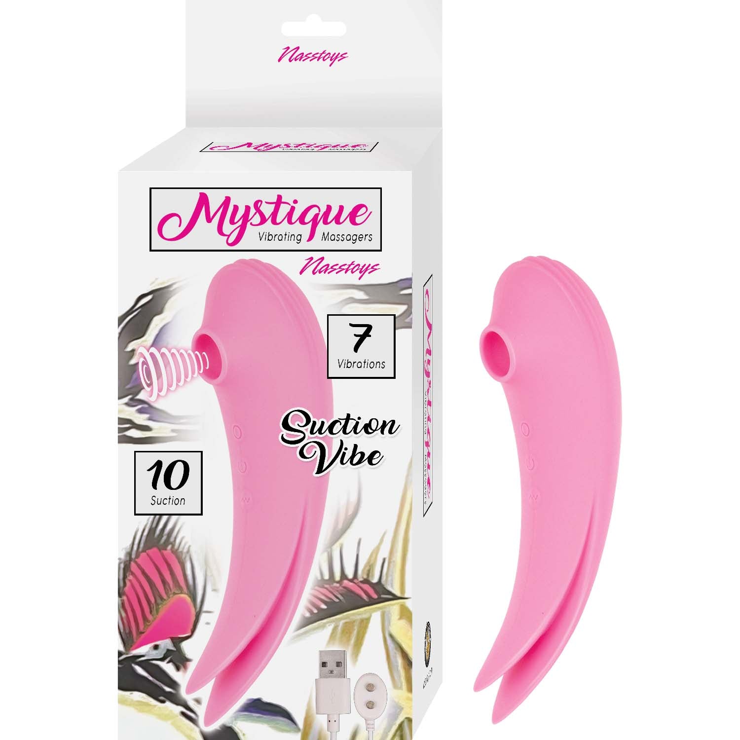 Succonador de Clítoris Mystique Suction Vibe - Pink Cake Sex Shop Juguetes Sexuales para Adultos