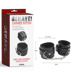 Tobilleras Obey Me Leather Ankle Cuffs