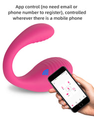Vibrador sexual Couple Fun App - Pink Cake Sex Shop Juguetes Sexuales para Adultos