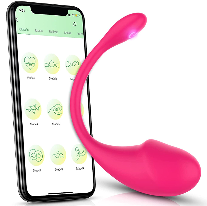 Vibrador sexual Partner Pink Egg App Cake Sex Shop Juguetes Sexuales para Adultos