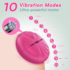 Vibrador Pink Nipple Vibrator Control 2