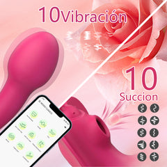 Vibrador Sucking Butterfly Plug App