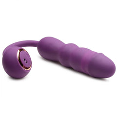 Vibrador Thrust Thumper Thrusting Silicone Vibrator Remote