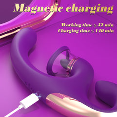 Vibrador Triple Estimulación Pump Sandra