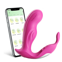 Vibrador App Pink Pussy Plug