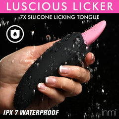 Vibrador de Clítoris Luscious Licker 7X Silicone Licking Tongue