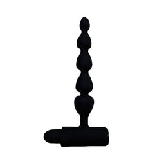 Perlas Bead Anal Toy & Bullet - Black