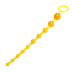 Perlas Yellow Anal Beads.