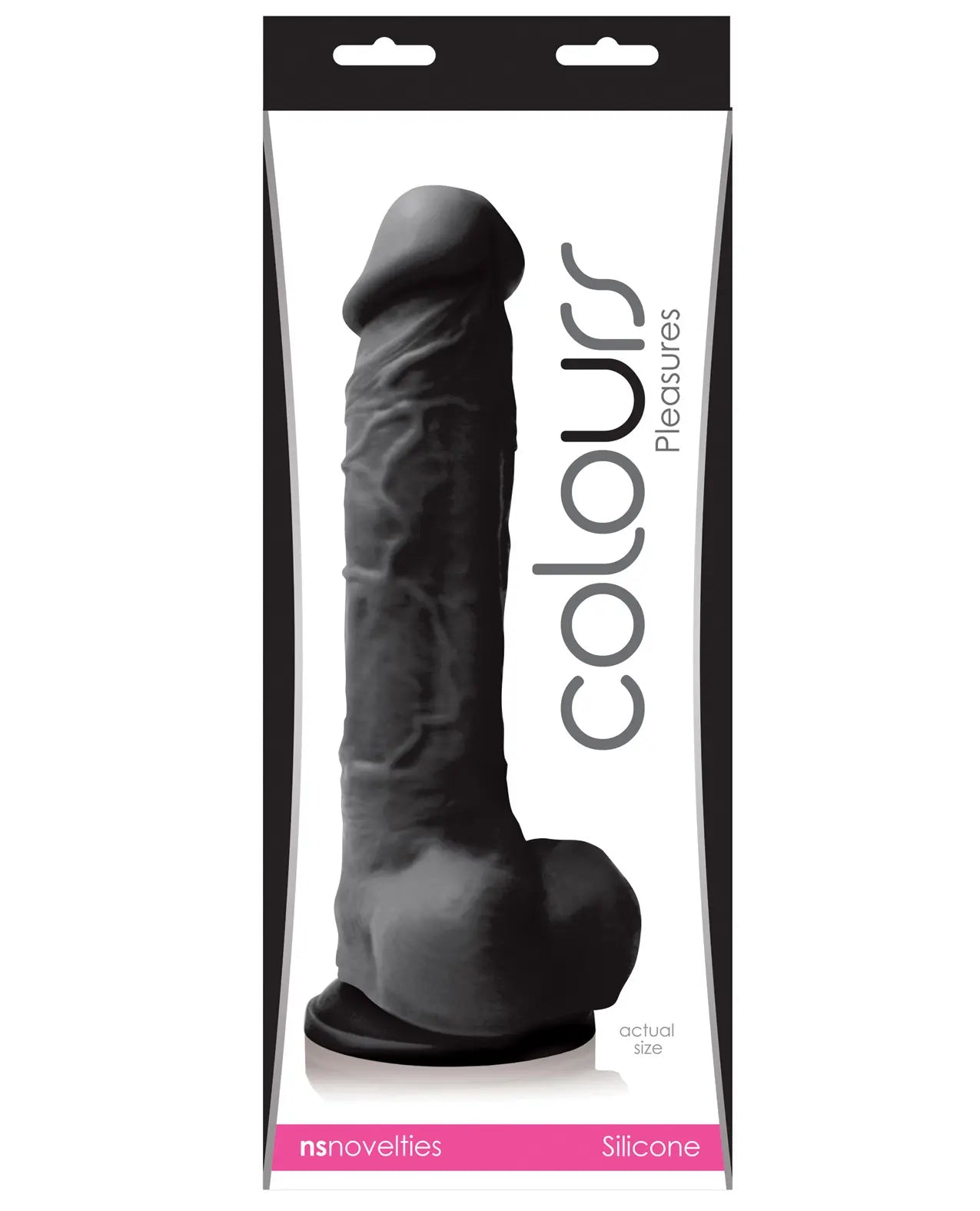 Dildo Colours Pleasures - 20 cm - Black - Cake Sex Shop