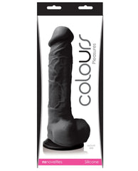 Dildo Colours Pleasures - 20 cm - Black - Cake Sex Shop