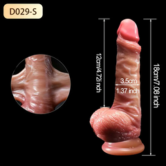 Dildo Alive Dual Layered Realistic 7"