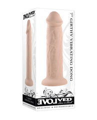 Dildo Girthy Vibrating Dong Light 7" Evolved Dildos Juguete Sexuales Sex Shop Tienda para Adultos